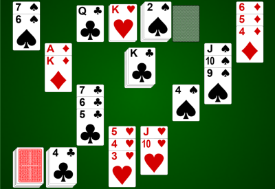 Eagle Wing Solitaire in play